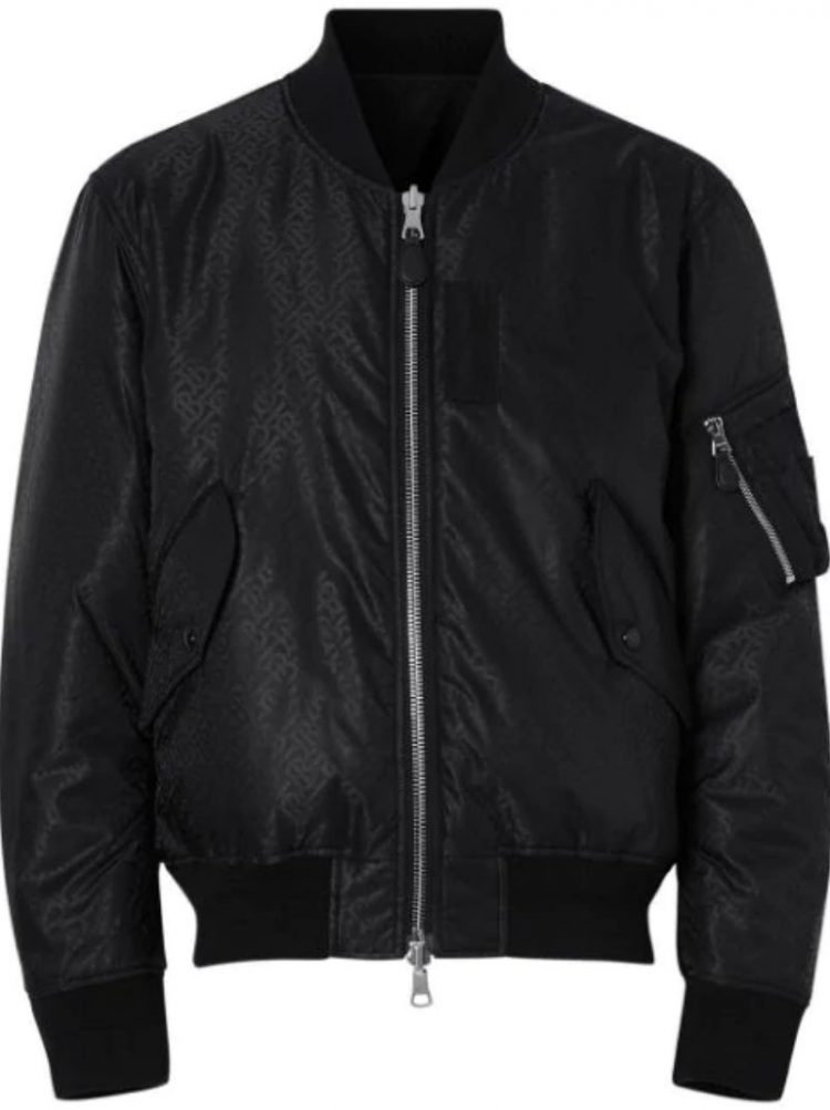 BURBERRY Monogram ECONYL® jacquard bomber jacket