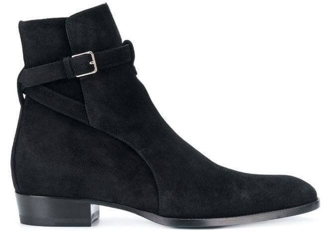 SAINT LAURENT Suede boots