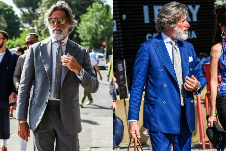 Navy and gray are the steel plates of suits; check out the snapshots of outfits appropriate for people in their thirties!