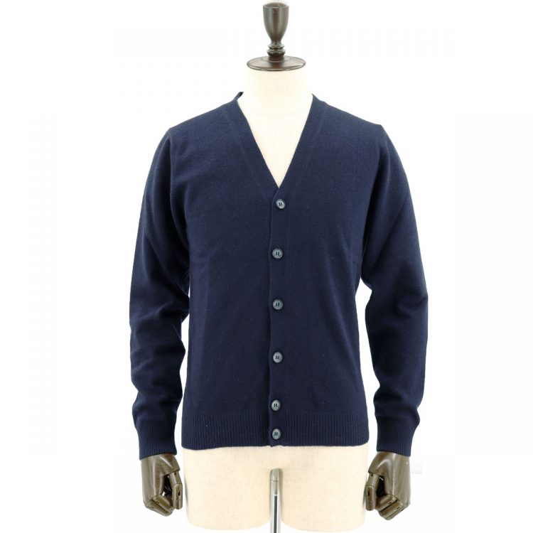 Taste the touch of cashmere in the " DANIELE FIESOLI Men's Eco Cashmere High Gauge Knit Cardigan."