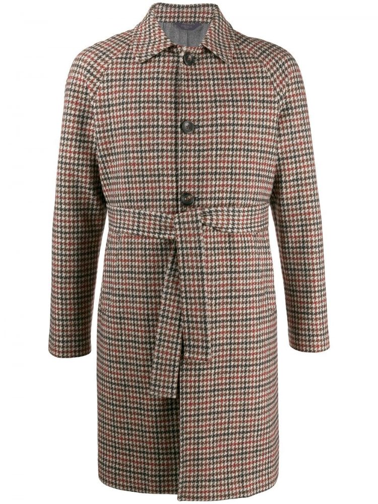 CIRCOLO 1901 Hound's tooth coat
