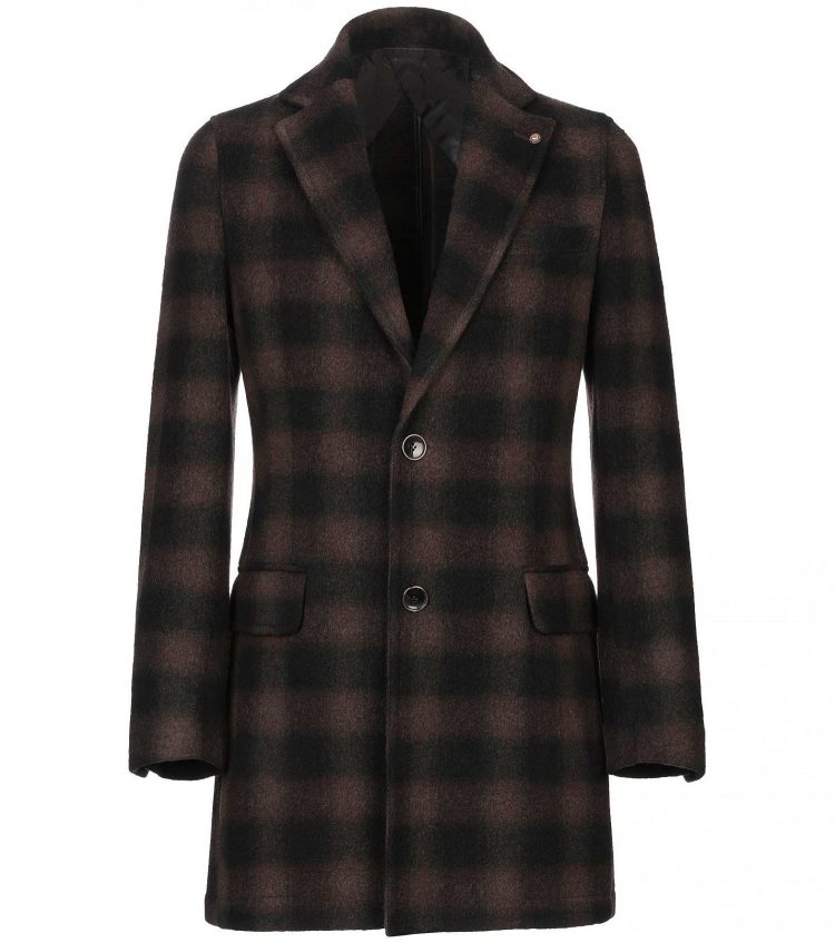 EXIGO Brown Check Coat