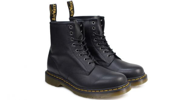 Dr. Martens’ famous “1460” boots are recommended by Dr. Martens.