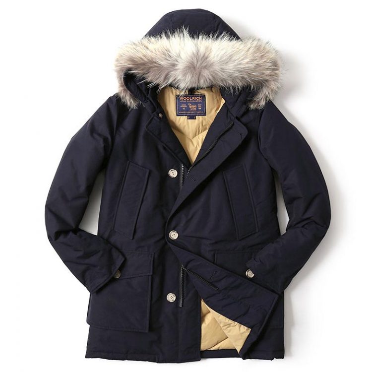 WOOLRICH Navy Down Jacket