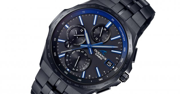 OCEANUS Manta introduces the thinnest men’s model ever, with the iconic blue highlighted in black!