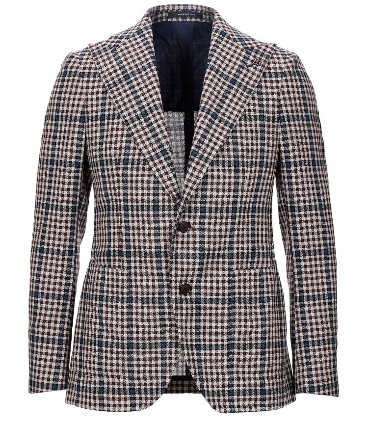 TAGLIATORE Plaid Jacket