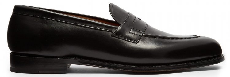 GRENSON Lloyd leather penny loafers