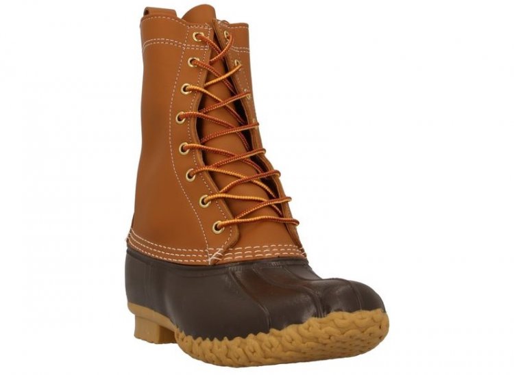Iconic classic "L.L.Bean short boots in brand colors."