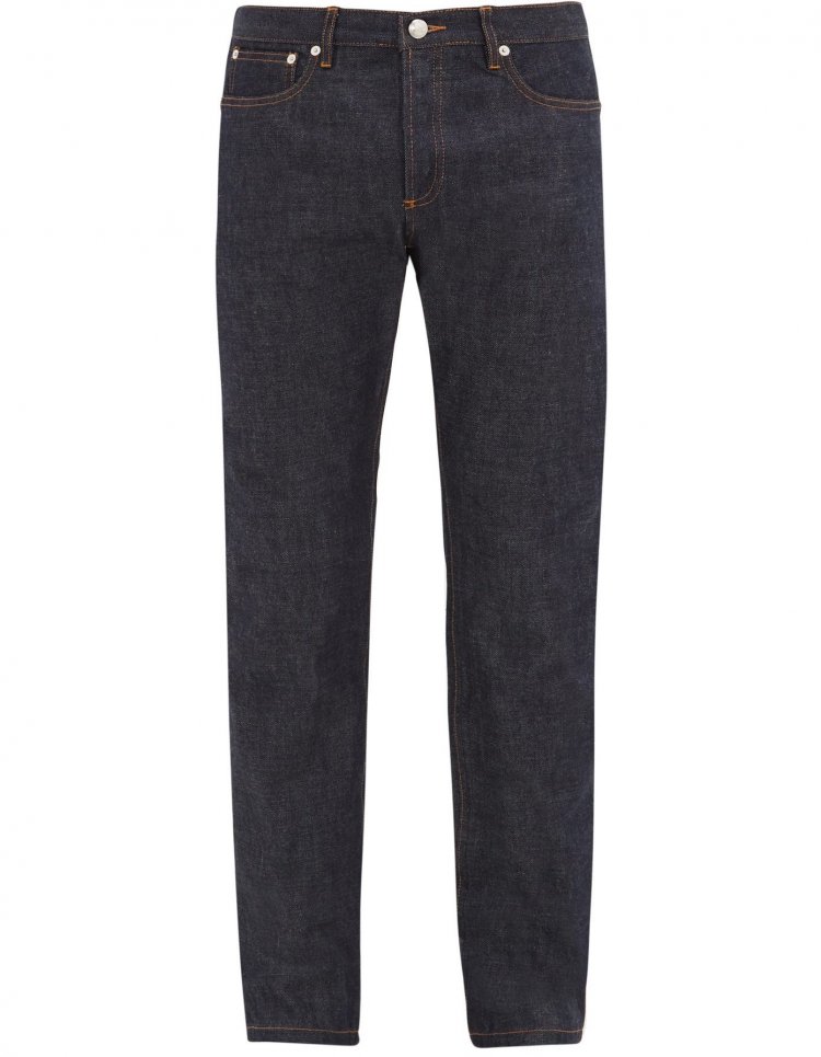 We recommend these rigid jeans! " A.P.C. Indigo Jeans