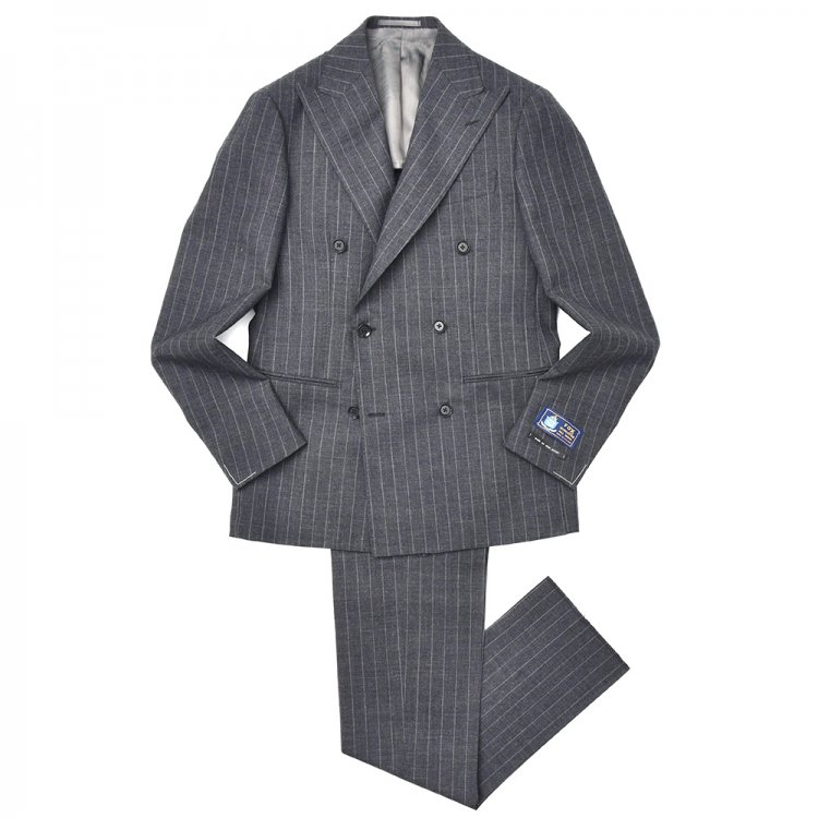 RING JACKET Gray suit Double