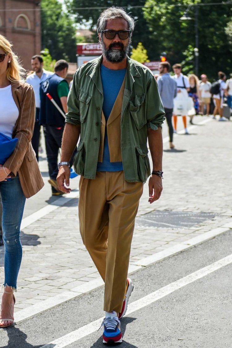 Men's Spring Trend Keyword (3) "Military trend is on the rise! Be sure to check out vintage and deadstock items."