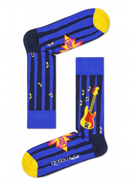 The "WE WILL SOCK YOU" socks, a collaboration between the legendary band "Queen" and Happy Socks, is a special collection for parents and children to enjoy together!