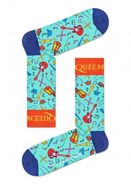 The "WE WILL SOCK YOU" socks, a collaboration between the legendary band "Queen" and Happy Socks, is a special collection for parents and children to enjoy together!