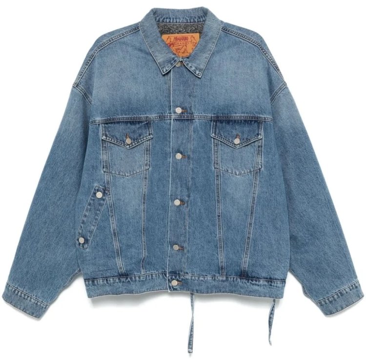 Magliano " Denim jacket with long sleeves and buttons
