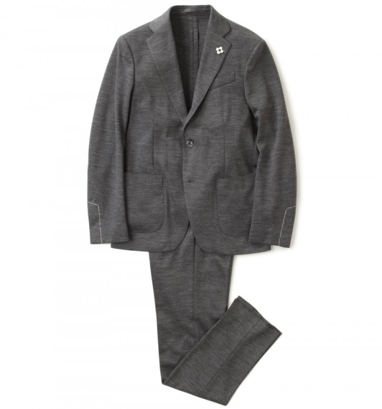 Jersey suit (3) "LARDINI Packable Jersey Suit