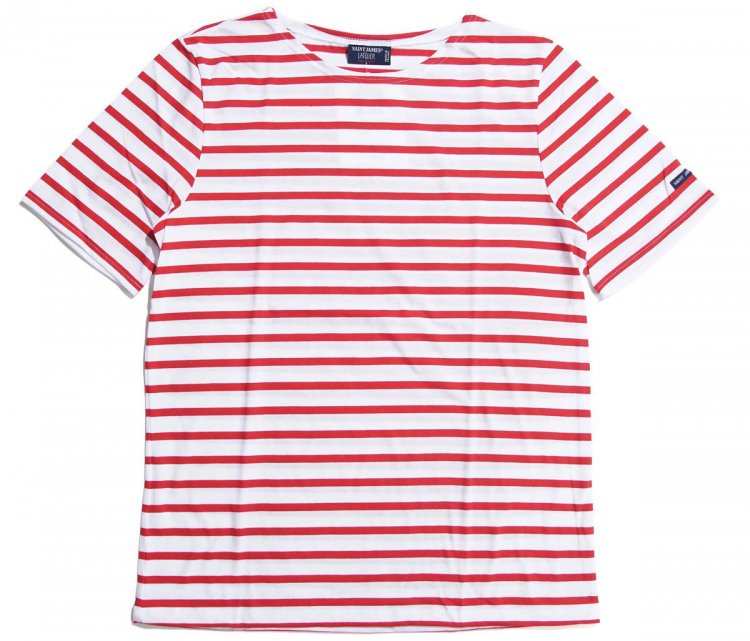 SAINT JAMES Striped Crewneck T-shirt