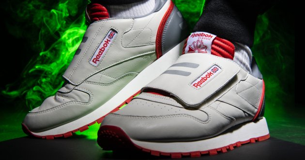 The “CL LEATHER STOMPER” hybrid shoe is a fusion of iconic Reebok models from the 80’s!