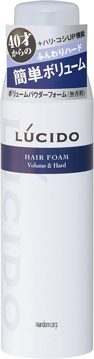 Recommended styling products for this hair style: ▶︎LUCIDO Volume Powder Foam