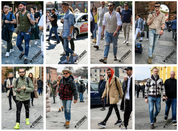 Check out the OTOKOMAE Snapshot to find more coordinates for damaged jeans!