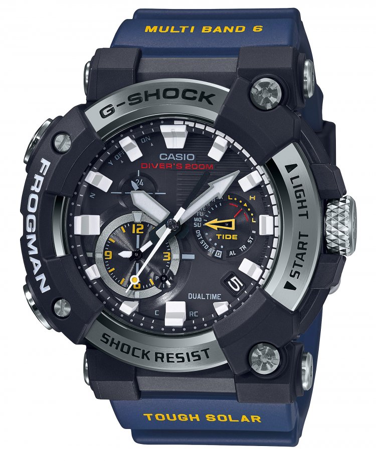 G-SHOCK フロッグマン おすすめモデル⑤2020年登場の7代目は初のアナログモデル「GWF-A1000-1A2JF」