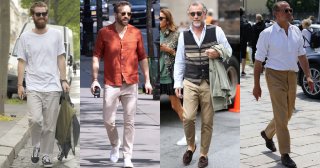 ベージュチノパン コーデ特集 大人カジュアルに仕上げた注目の着こなし アイテムを紹介 メンズファッションメディア Apgs Nswapgs Nsw 男前研究所