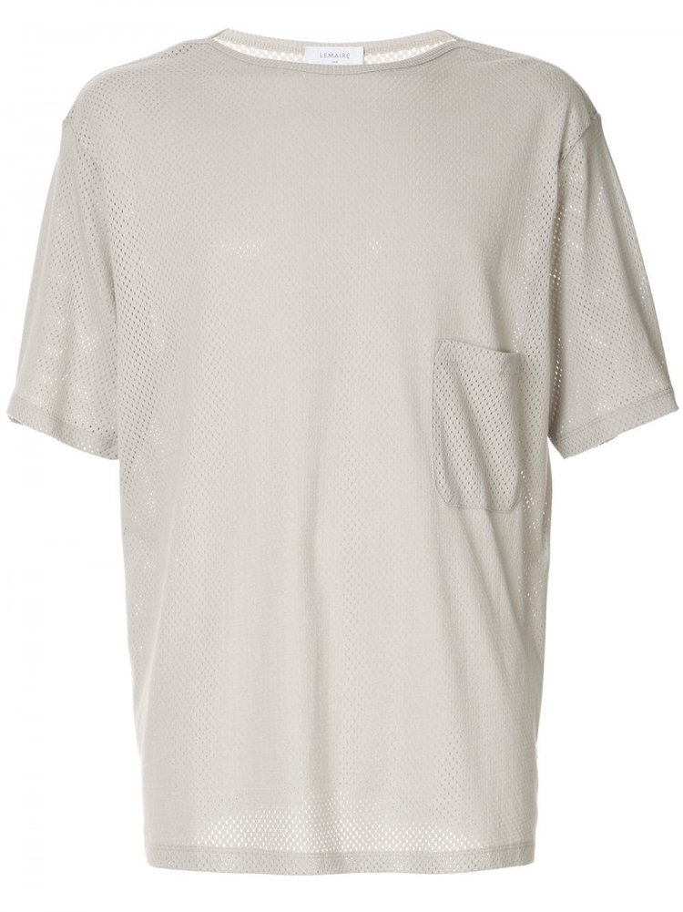 Here's a mesh T-shirt that gives you a mature look! " LEMAIRE Mesh T-Shirt