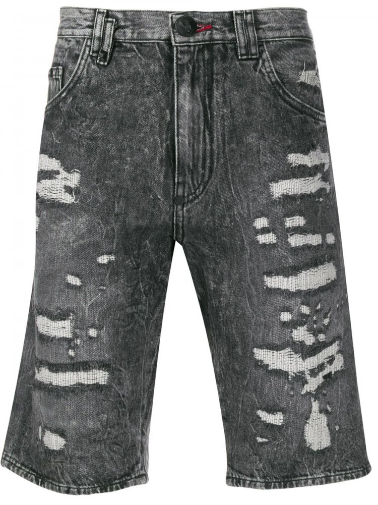 PHILIPP PLEIN(フィリップ プレイン)デニムショートパンツ