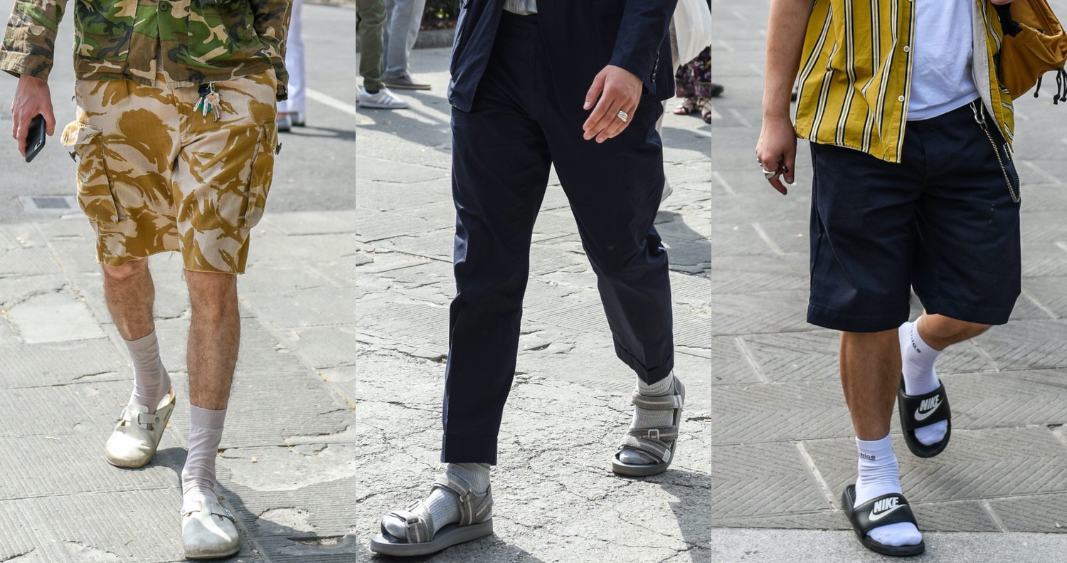 サンダル 靴下のハズしテク ダサいと思われないスタイリング術とは メンズファッションメディア Iicfiicf 男前研究所