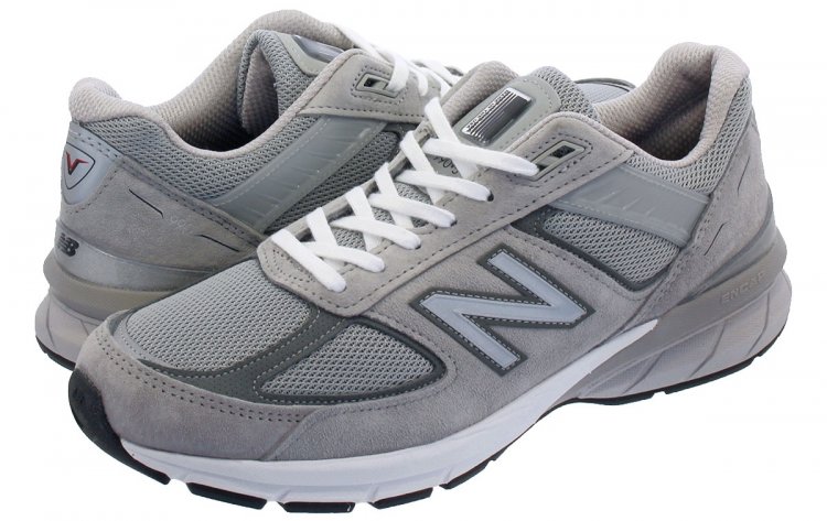 The "new balance M990" mesh sneaker for the target audience.