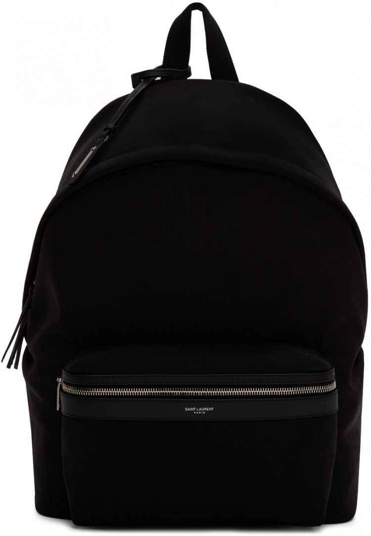 Here are some recommended backpacks! " Saint Laurent Canvas City Backpack "