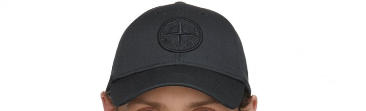 Stone Island Black Logo Cap