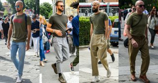 カーキTシャツ コーデ特集！こなれた色味で洒脱に仕上げたメンズの着こなし&アイテム紹介