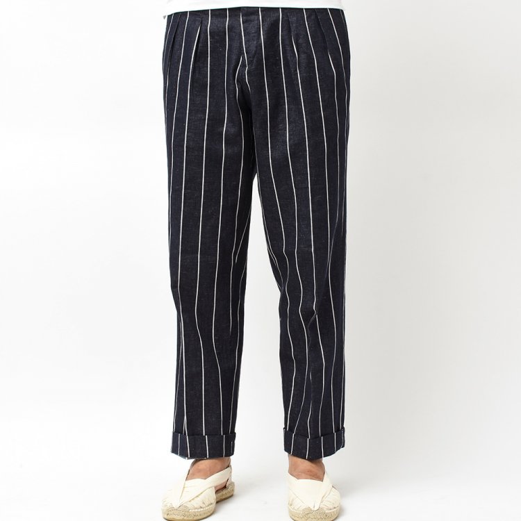 PT TORINO Striped linen pants