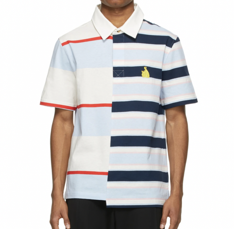 Individualistic polo shirt recommendation " LANVIN Rugby Patchwork