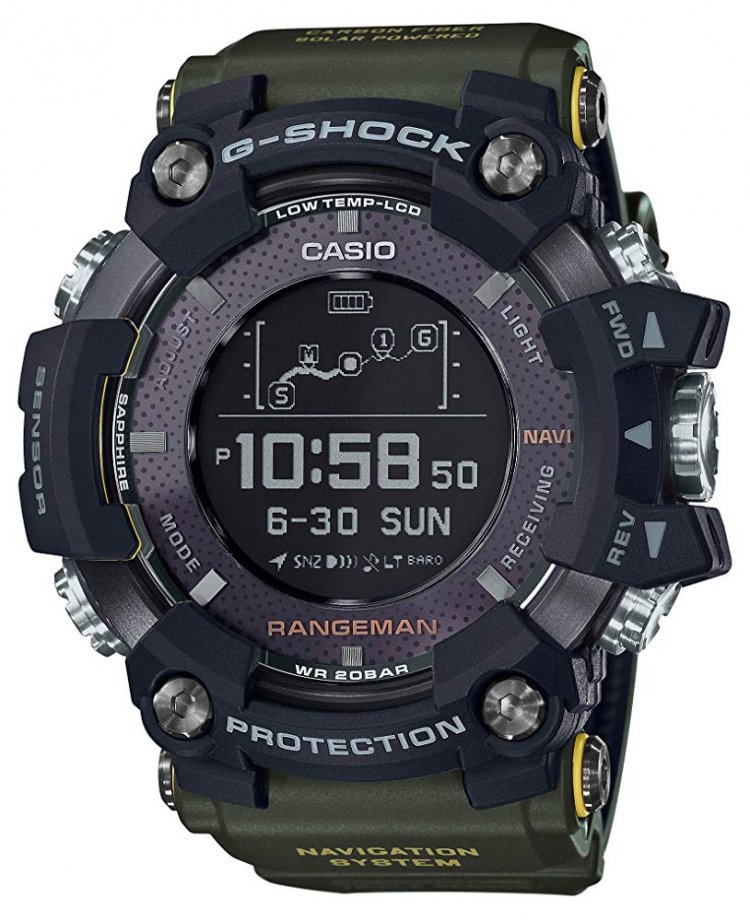 G-SHOCKの35周年を記念して発売された限定モデルのレンジマン「GPR-B1000-1BJR」