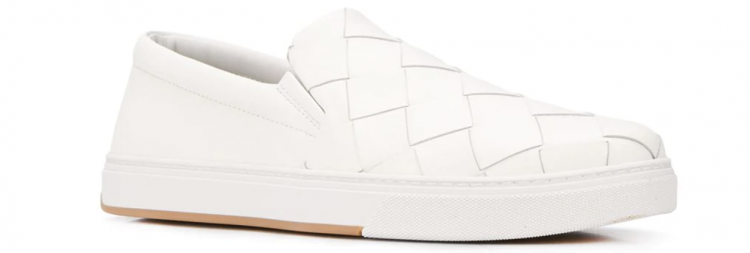 Intrecciato sneakers for summer (1) "BOTTEGA VENETA Intrecciato Slip-on Sneakers
