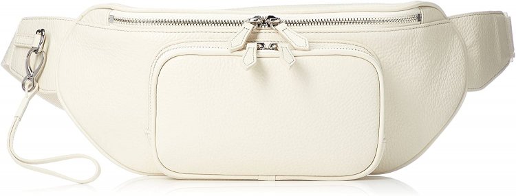 GALLERIANT white leather body bag