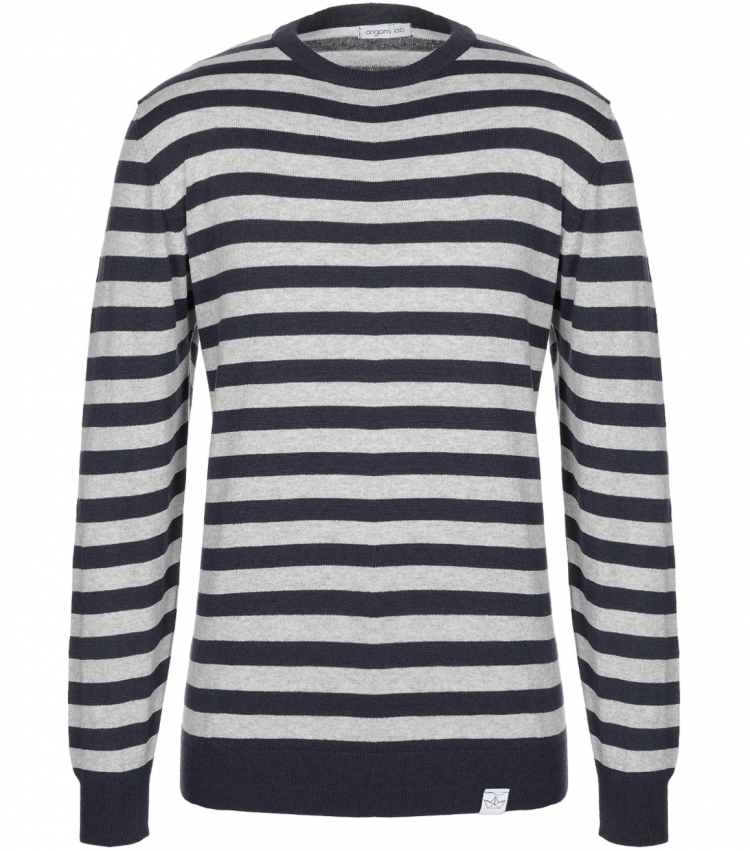 ORIGAMI LAB Striped sweater