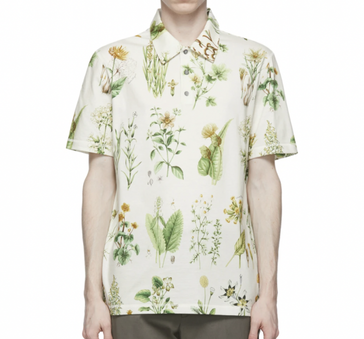 Individual polo shirt recommendation " Salvatore Ferragamo Botanical Polo Shirt