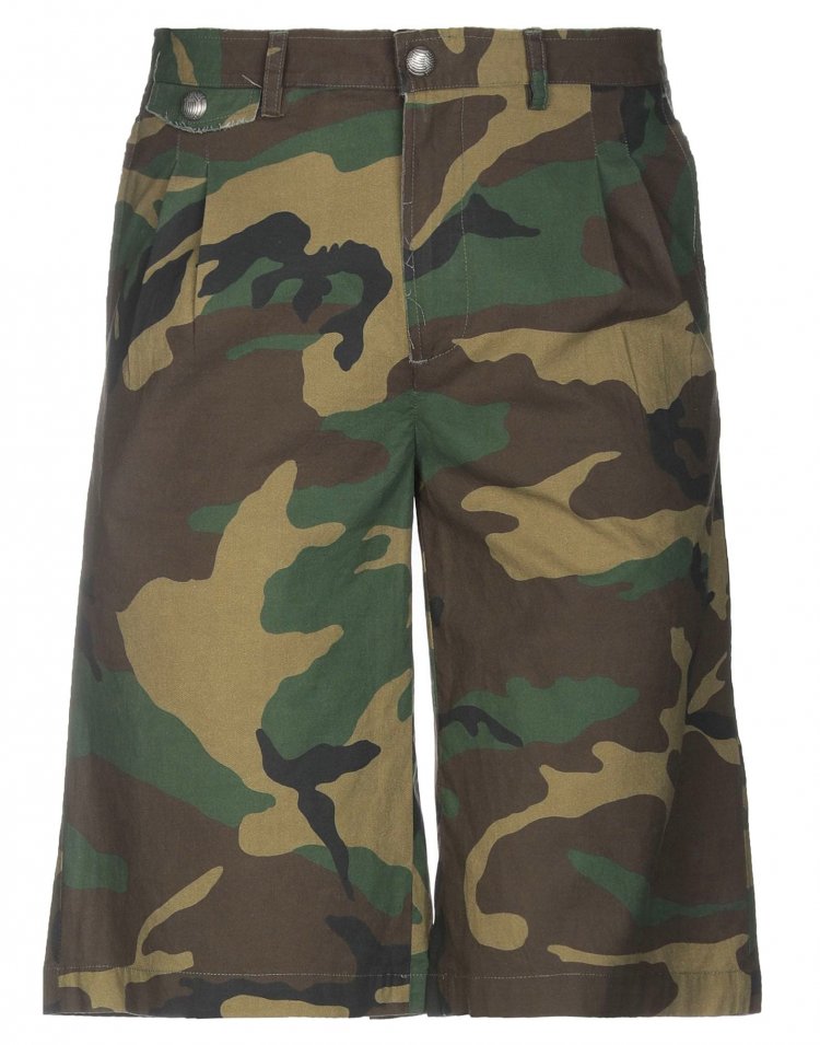 DANIELE ALESSANDRINI Camouflage shorts