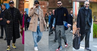 セレブメンズのアダム ドライバー氏が実践 ジャケットの着こなしにエア ジョーダンを合わせるテクとは メンズファッションメディア Iicfiicf 男前研究所