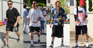 黒ショートパンツで夏の短パンコーデを都会的かつクールに仕上げる！旬な着こなしを一挙紹介