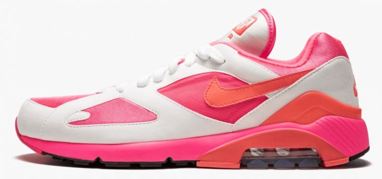 NIKE x COMME des GARCONS HOMME PLUS Pink Sneakers Air Max 180