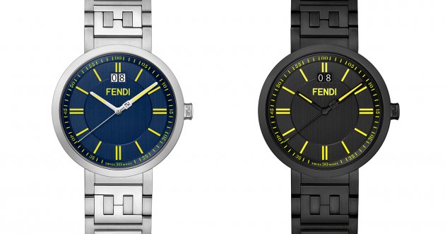 Fendi Timepieces presents the “Forever Fendi” men’s collection with the FF logo sprinkled throughout!