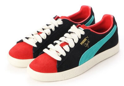 Puma Clyde from the Archive High Risk Red x Black x White