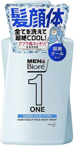 Cool Body Soap Recommendation 6: "Men's Biore ONE All-in-One All-in-One Body Wash Super Cool