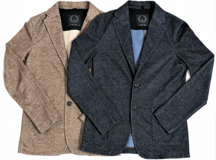 T-JACKET Cotton linen tailored jacket