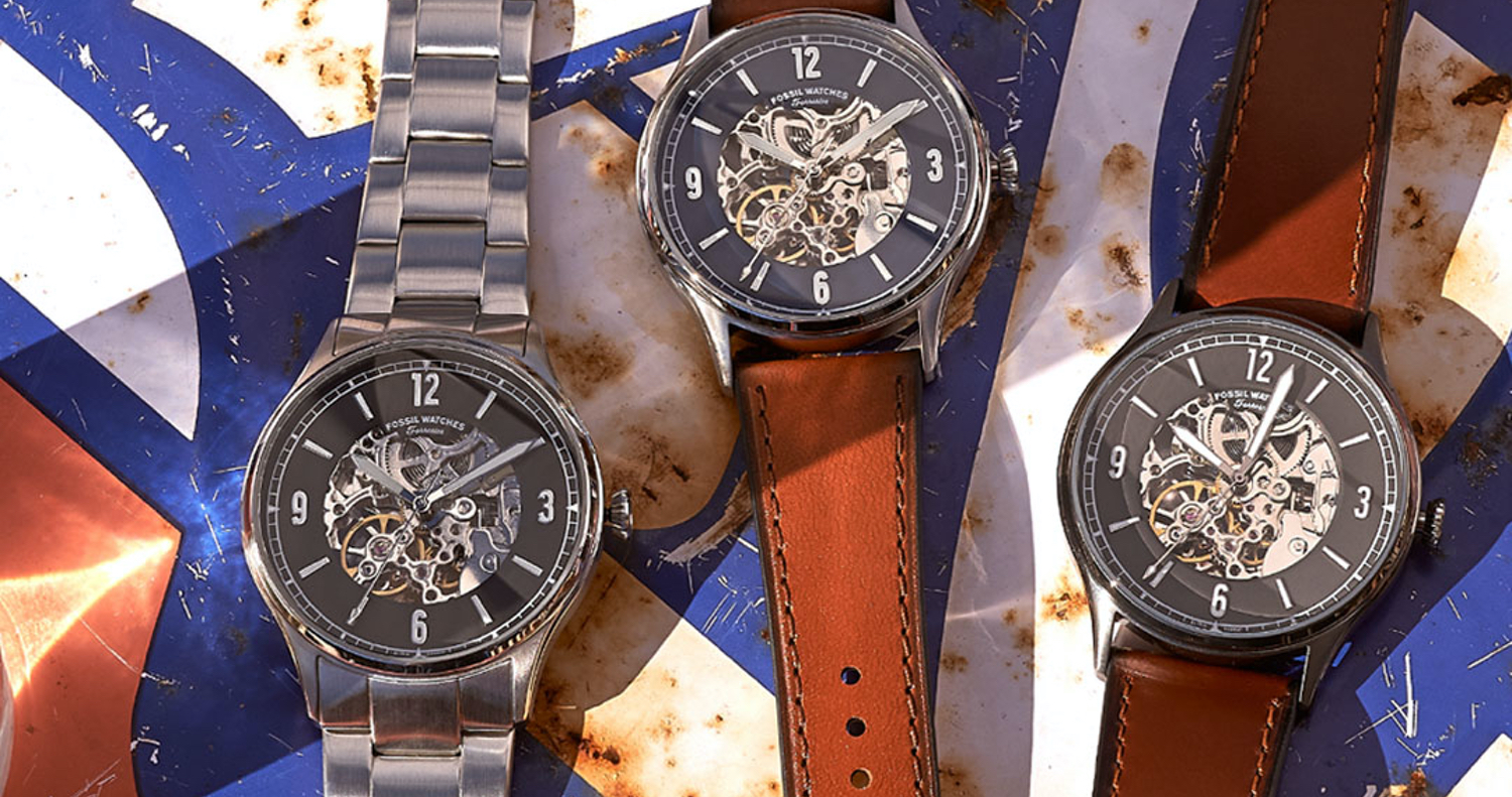 FOSSILが人気の機械式時計メカニカルコレクションを特別価格で販売中