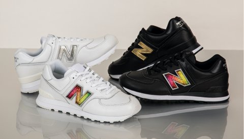 New Balance's Japan-exclusive "ML574" model features an interchangeable "N Logo" to suit your taste and mood!