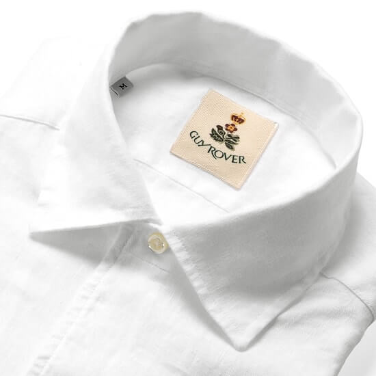 GUY ROVER Linen Poplin Shirt